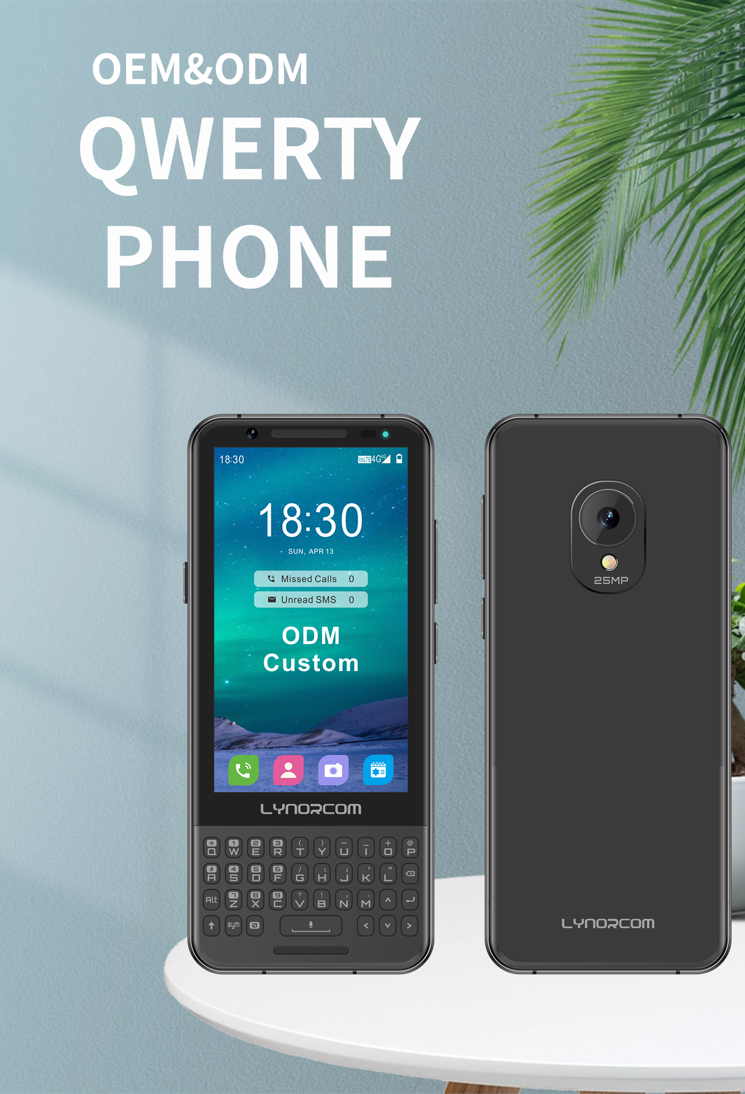 4.1-inch QWERTY Keyboard Smartphone, 6GB+128GB Storage Space, 8MP+20MP Camera, MTK6765 Octa Core Chip Kosher Phone(pic2) j9981-001.png