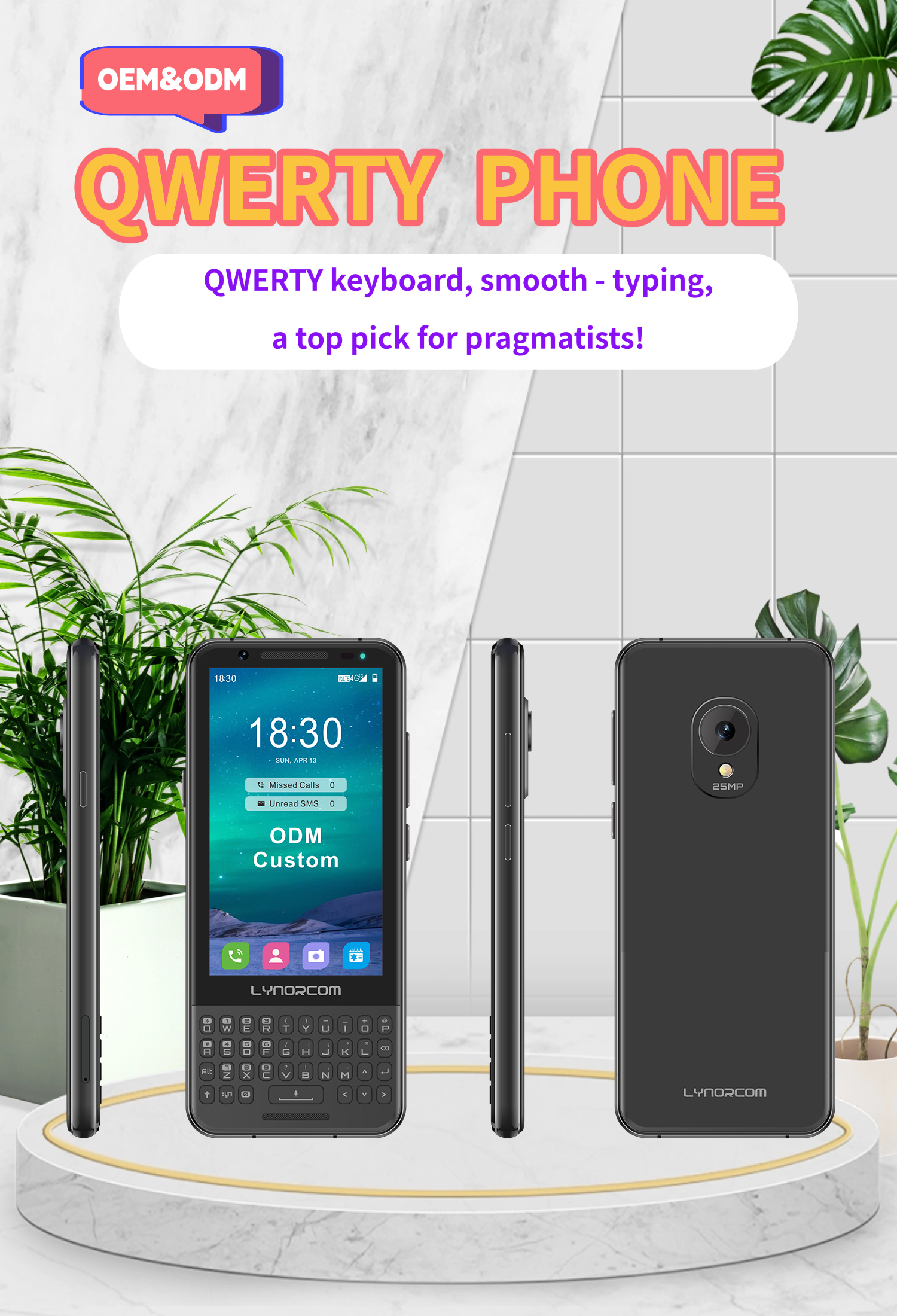 4.1-inch QWERTY Keyboard Smartphone, 6GB+128GB Storage Space, 8MP+20MP Camera, MTK6765 Octa Core Chip Kosher Phone(pic3) 002.png